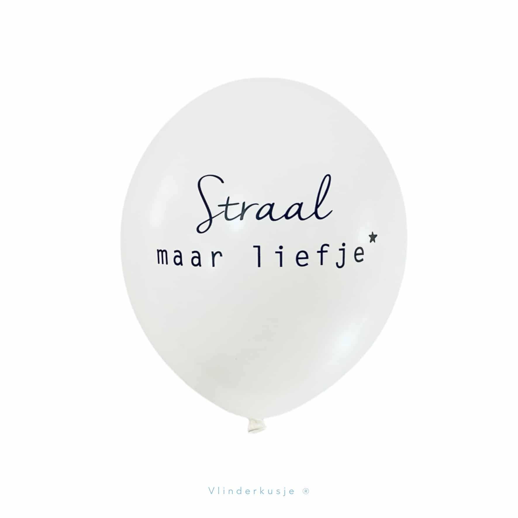 Grote parelmoer witte metallic ballonnen